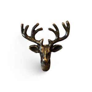Hovedbilde Serviettring Hjort i messing