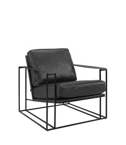 Hovedbilde Artwood Bellagio skinnstol Sort