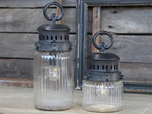 Bilde av Chic Antique Lanterne - Timer  H30/Ø11 cm