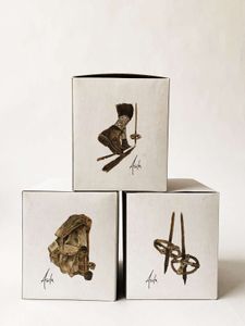 Hovedbilde Duftlys i gaveeske. Skistaver