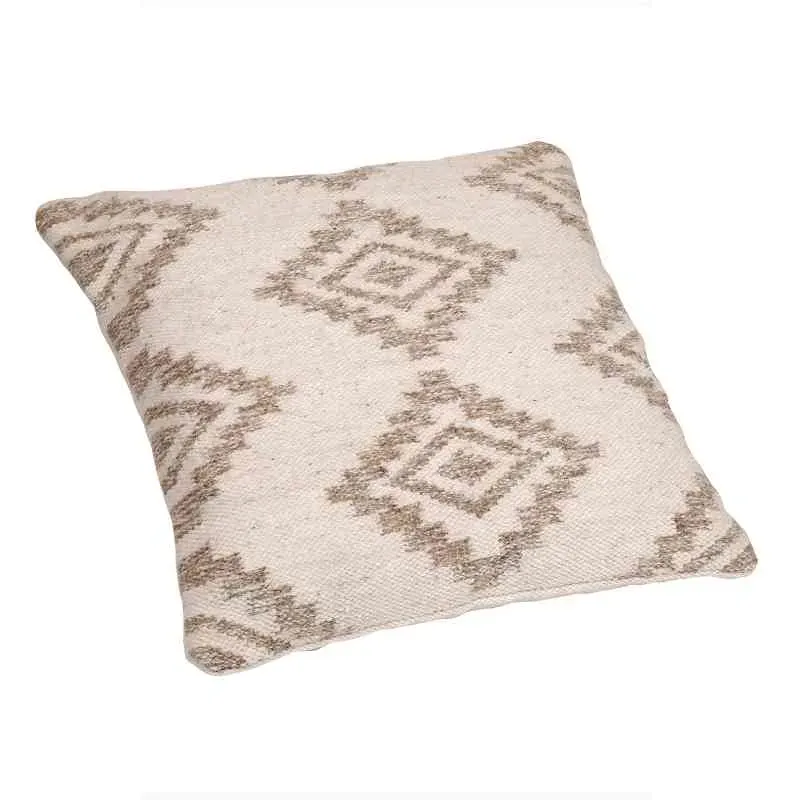 Pute 53x53 Kelim no 4 ivory/beige 