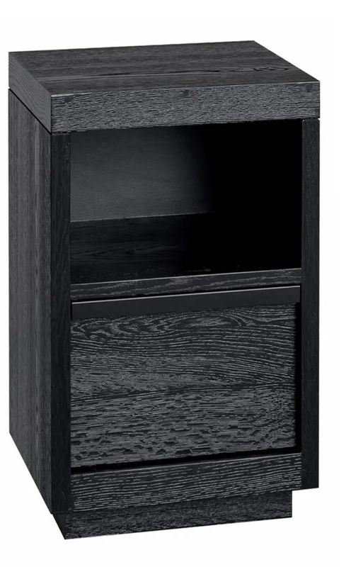 Fremont nattbord/sidebord Black grov eikefiner