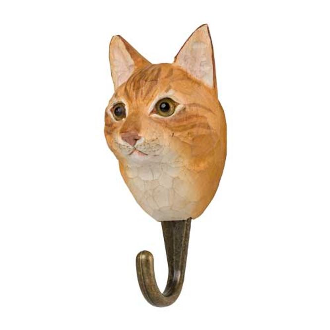 Hovedbilde Håndspikket knagg - Katt