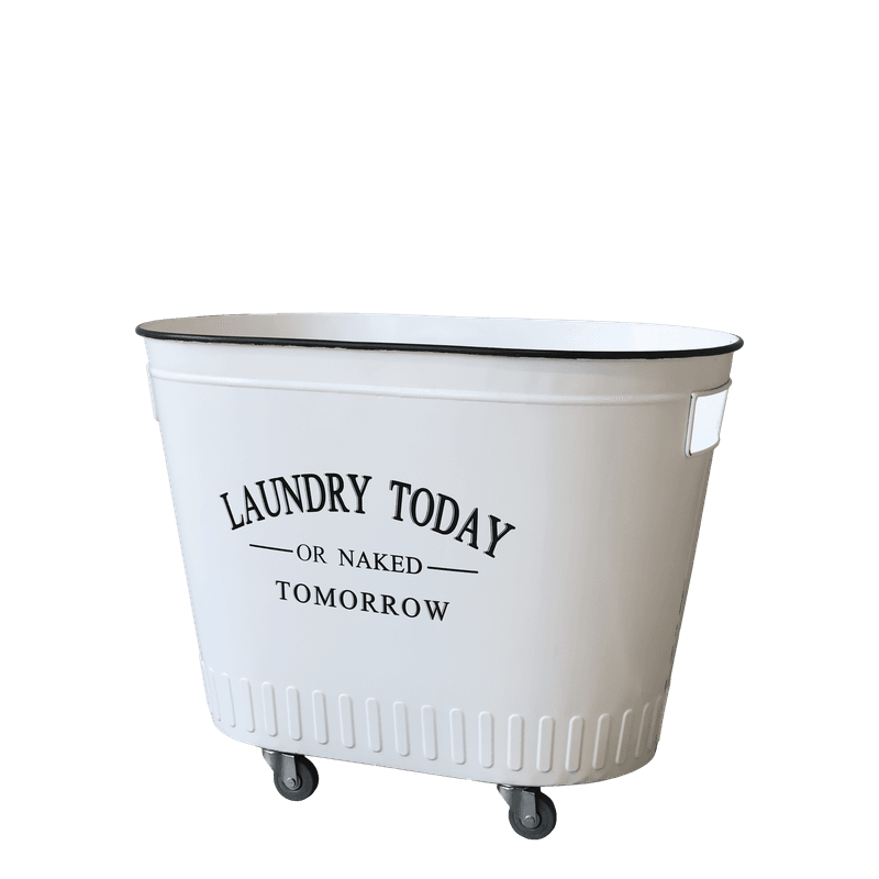 Skittentøyskurv med hjul