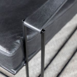 Hovedbilde Artwood Bellagio skinnstol Sort