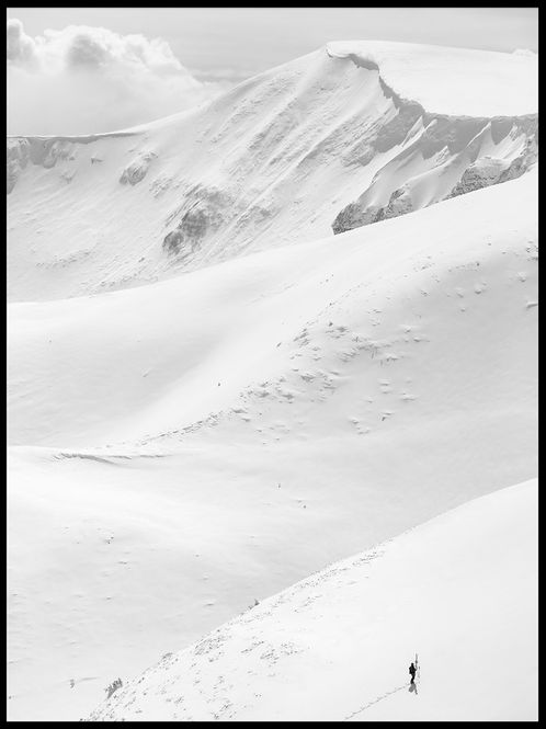 Hovedbilde Fjellet i vinterdrakt 62 x82 cm