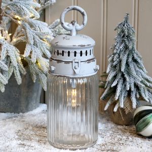 Hovedbilde Fransk stall lykt inkl. p&aelig;re og timer H30/&Oslash;11