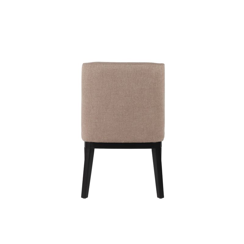 Spisestol York - Sort Breezer Taupe
