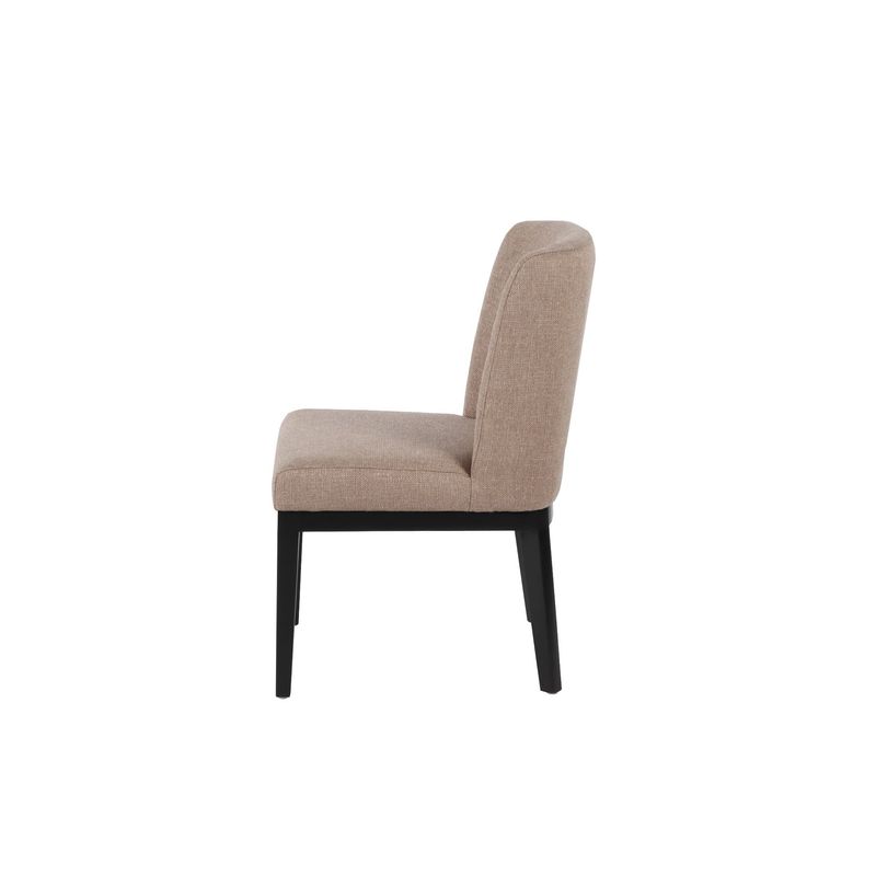 Spisestol York - Sort Breezer Taupe